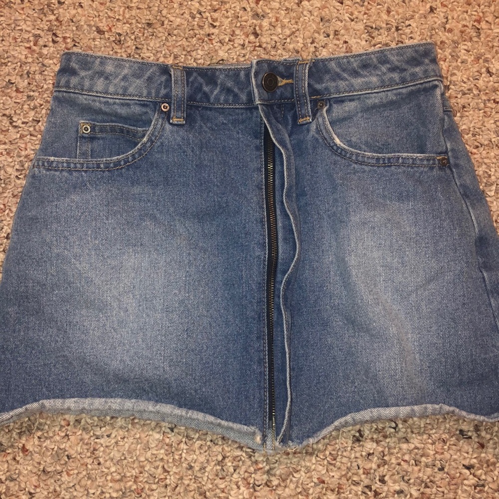 jean skirt
